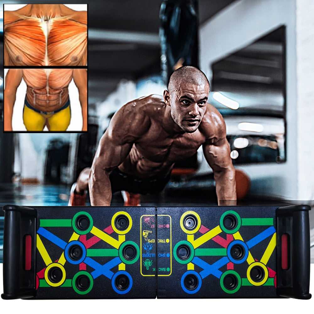 84 FRGFitnessGoods 84 14 in 1 Push-Up Board